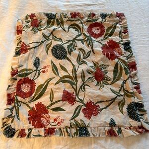 Greenrow ruffle sham